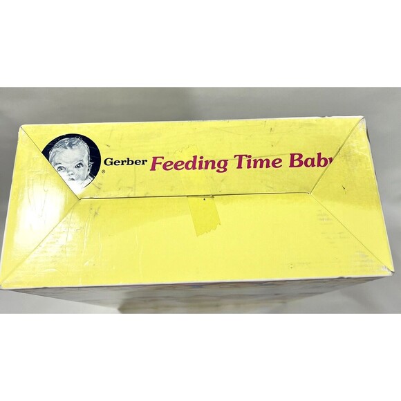 Vintage 2000 Gerber Feeding Time Baby Doll by Toy Biz New Factory Sealed - Picture 10 of 10